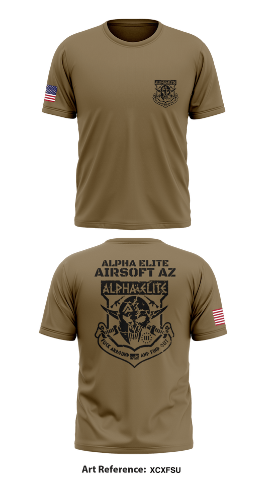 Alpha Elite Airsoft Store 2 Core Men's SS Performance Tee - XCxfsu