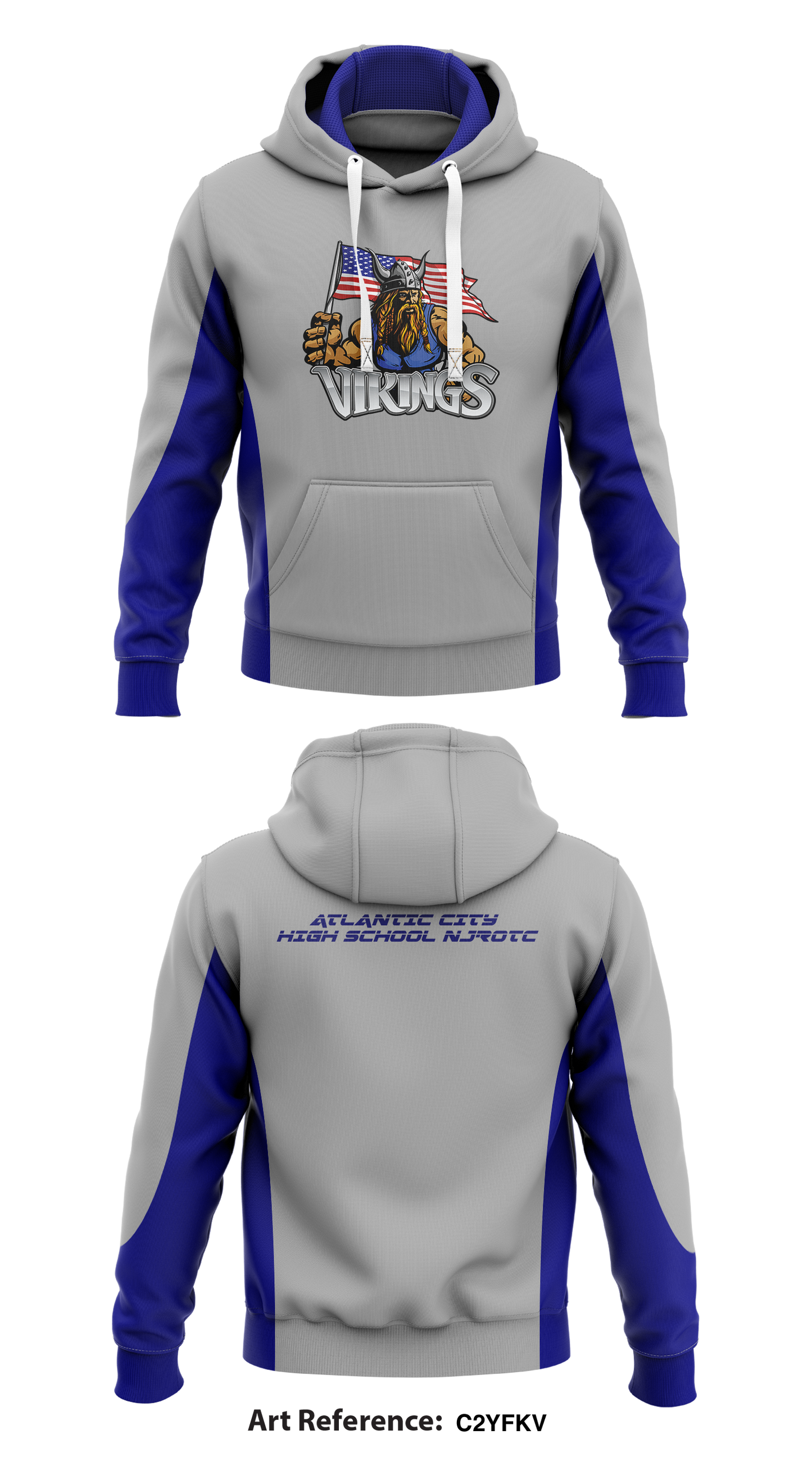 Atlantic City High School NJROTC Store 1  Core Men's Hooded Performance Sweatshirt - c2yfkv