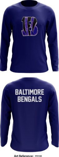 Baltimore Bengals  Store 2  Core Men's LS Performance Tee - fryh3k