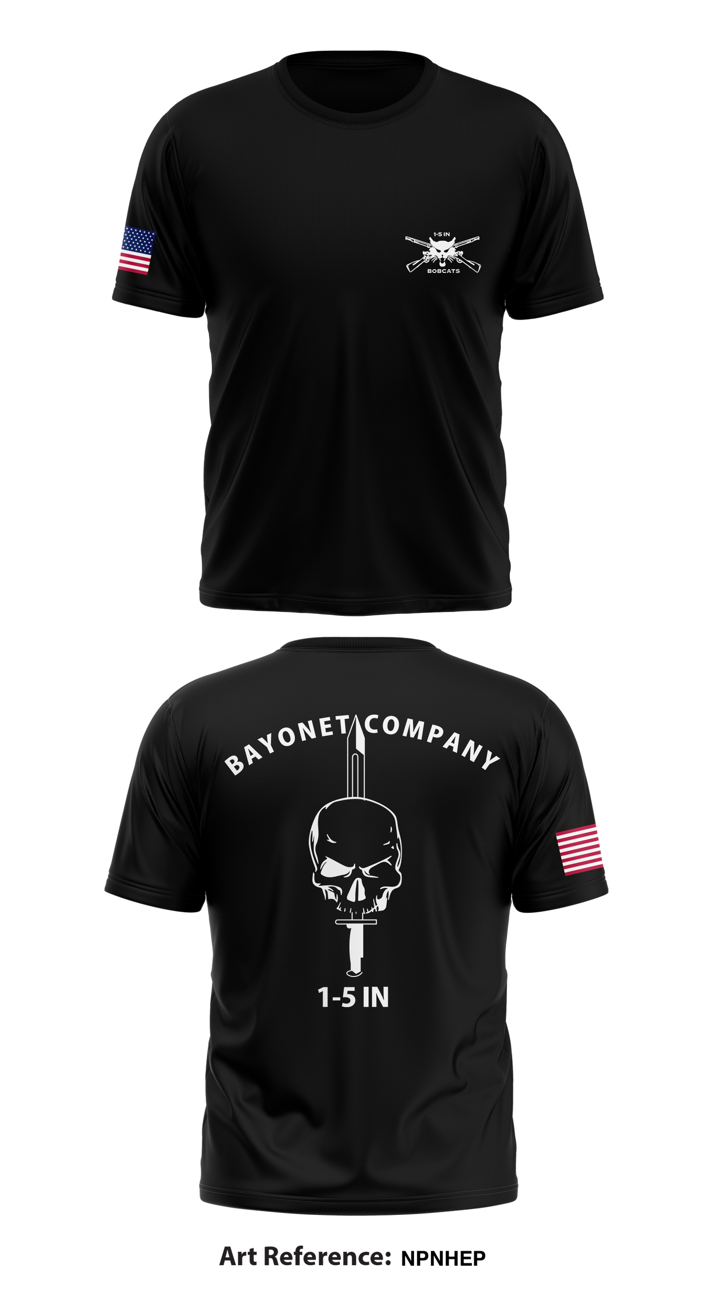 Bayonet Company 1-5 INF Store 1 Core Men's SS Performance Tee - nPNhEP