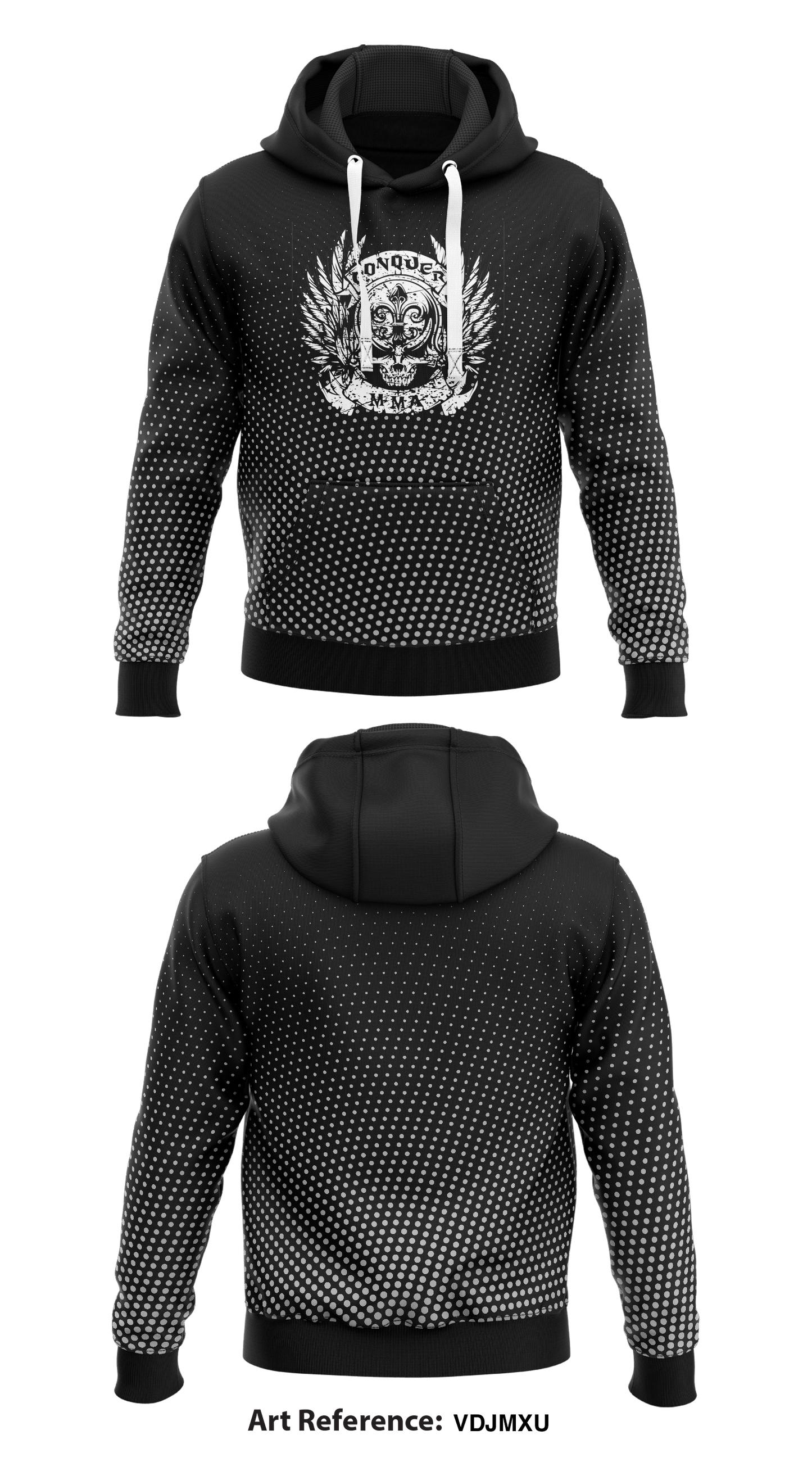Conquer MMA  Core Men's Hooded Performance Sweatshirt - VdJMxu