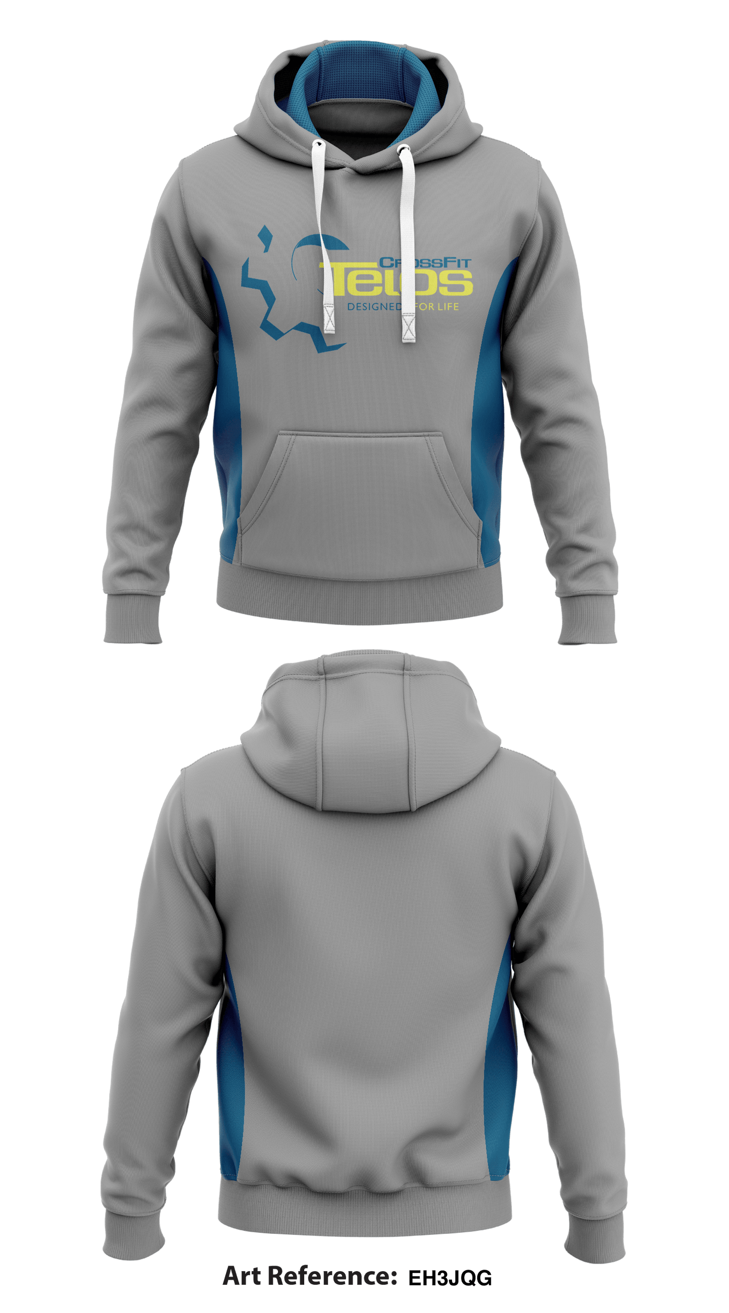 CrossFit Telos Store 1  Core Men's Hooded Performance Sweatshirt - eH3jqG