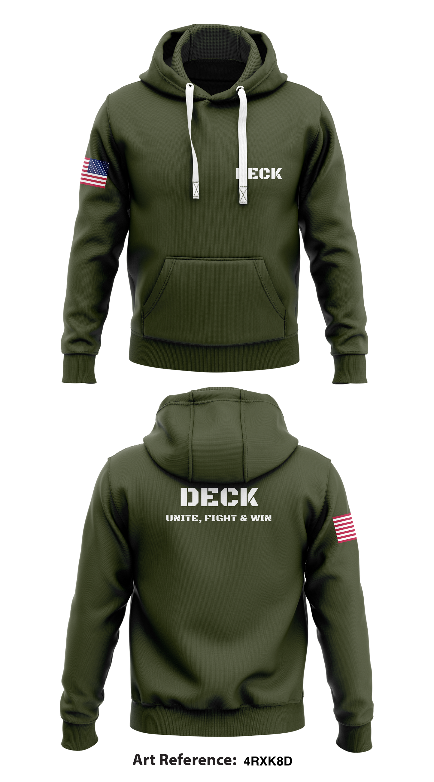 Deck Store 1  Core Men's Hooded Performance Sweatshirt - 4rxk8d