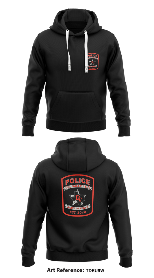 Del Valle ISD Police Store 1  Core Men's Hooded Performance Sweatshirt - TdEU9w