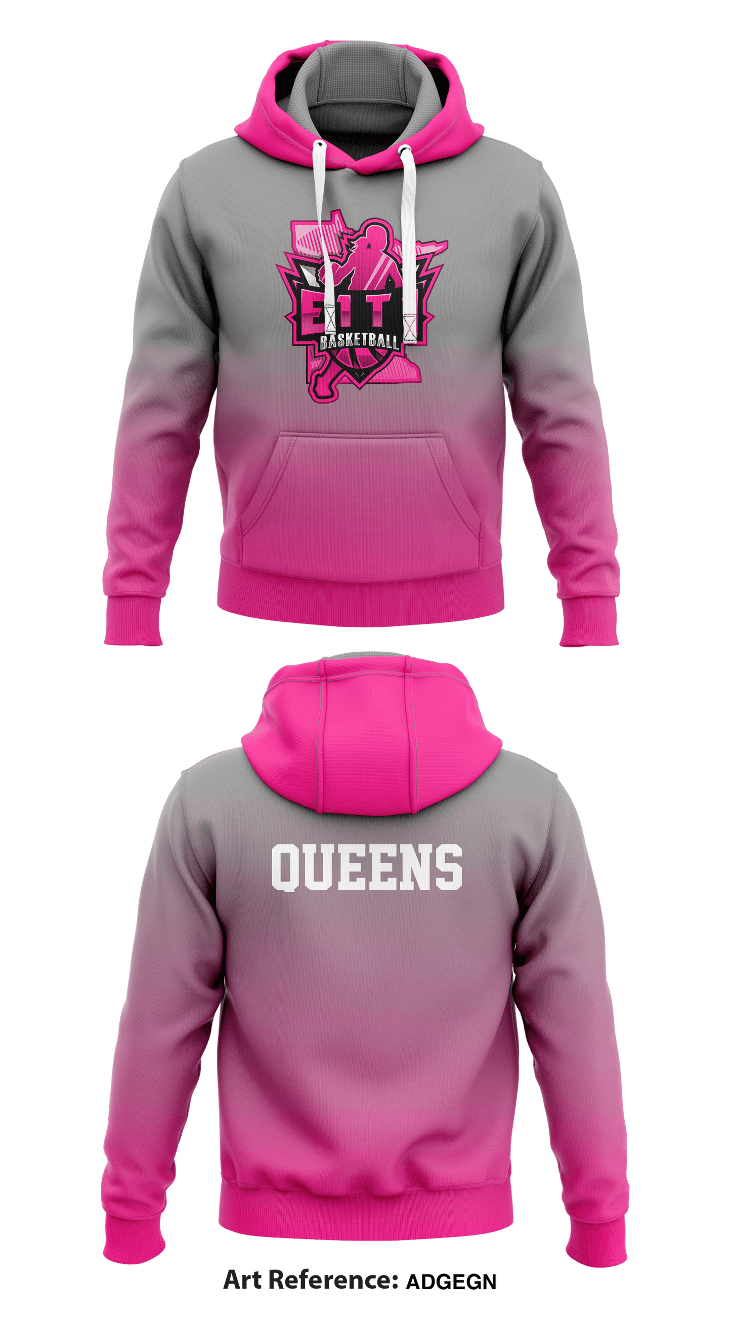 E1T1 Queens Store 1 Core Men's Hooded Performance Sweatshirt - GMwKjD