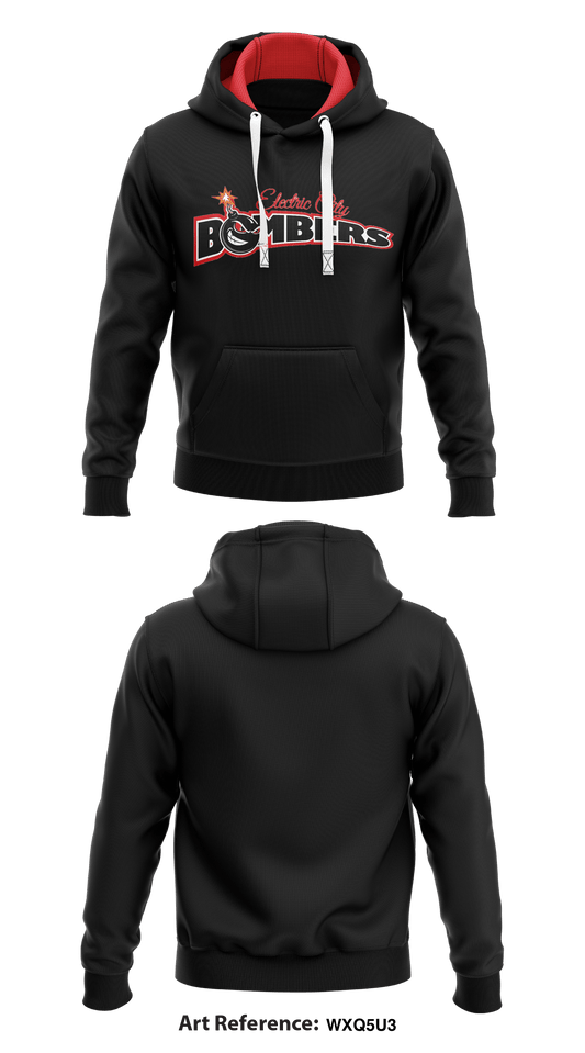 Electric City Bombers  Store 2  Core Men's Hooded Performance Sweatshirt - WxQ5u3