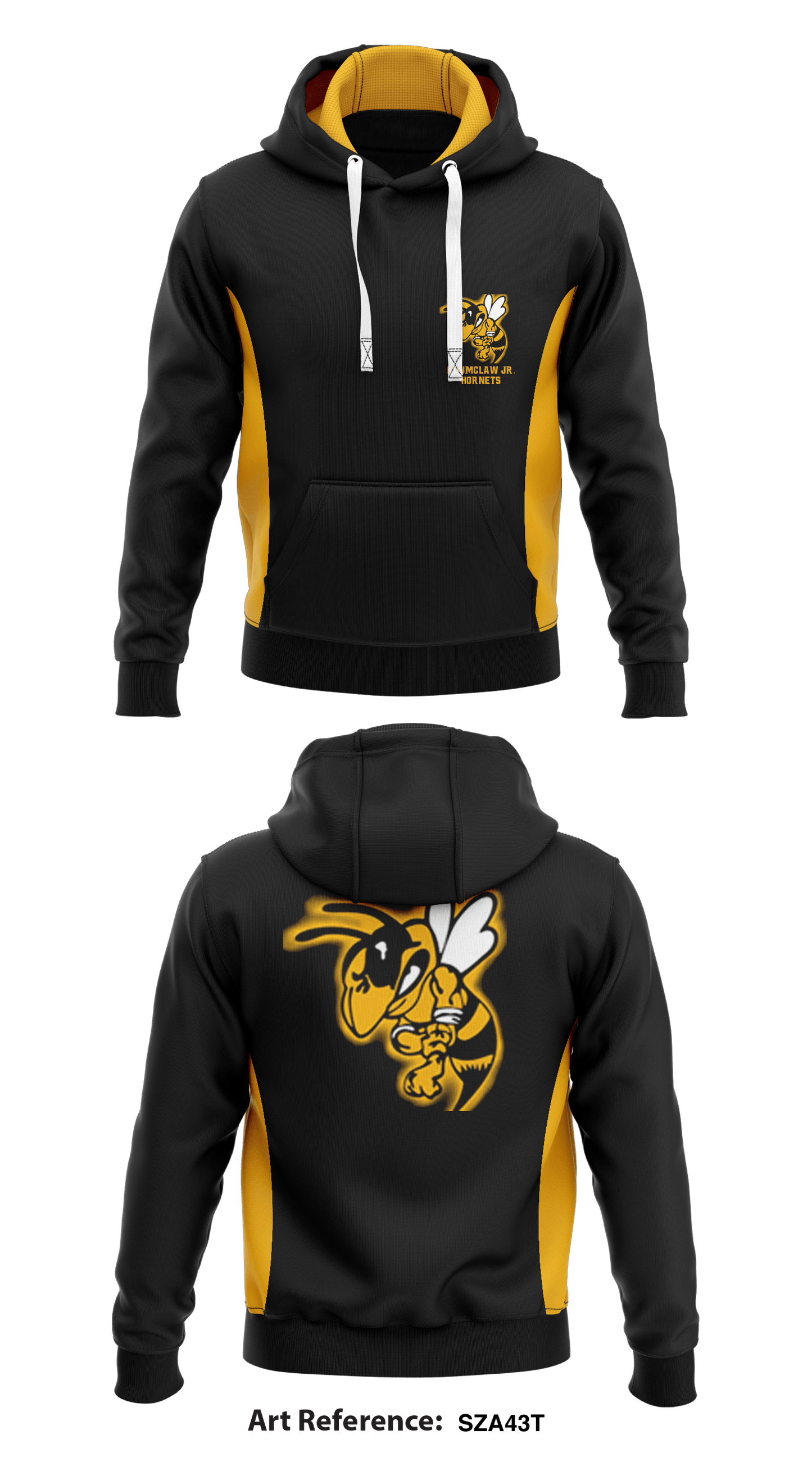 Enumclaw Jr. Hornets  Core Men's Hooded Performance Sweatshirt - SzA43T