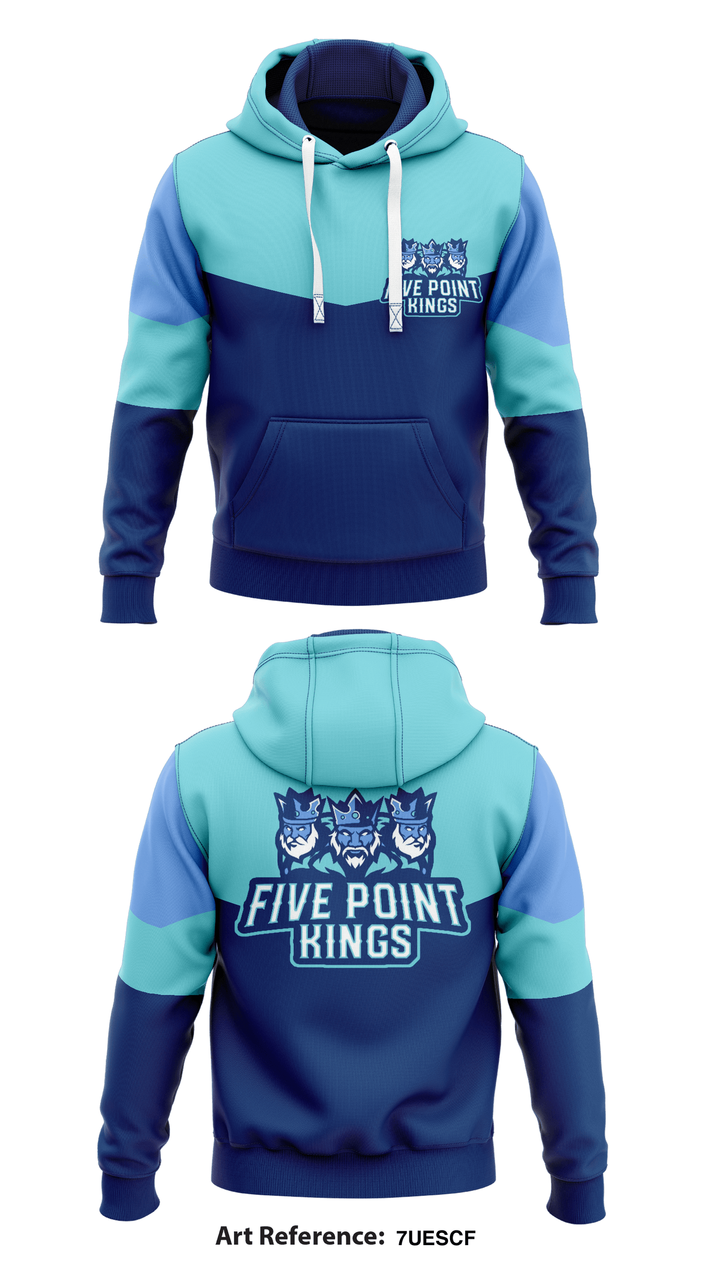 FivePointKings Store 1  Core Men's Hooded Performance Sweatshirt - 7UEScf