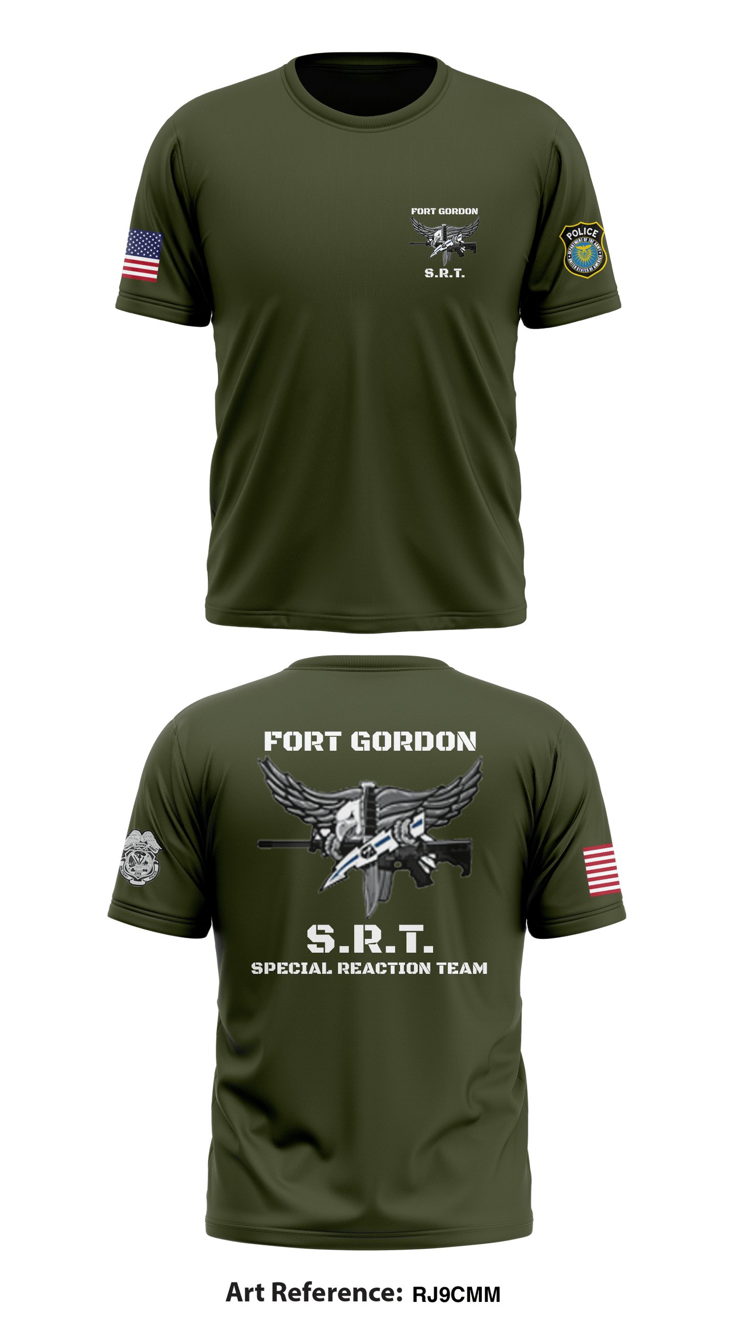 Fort Gordon Core Men's SS Performance Tee - rj9cmm