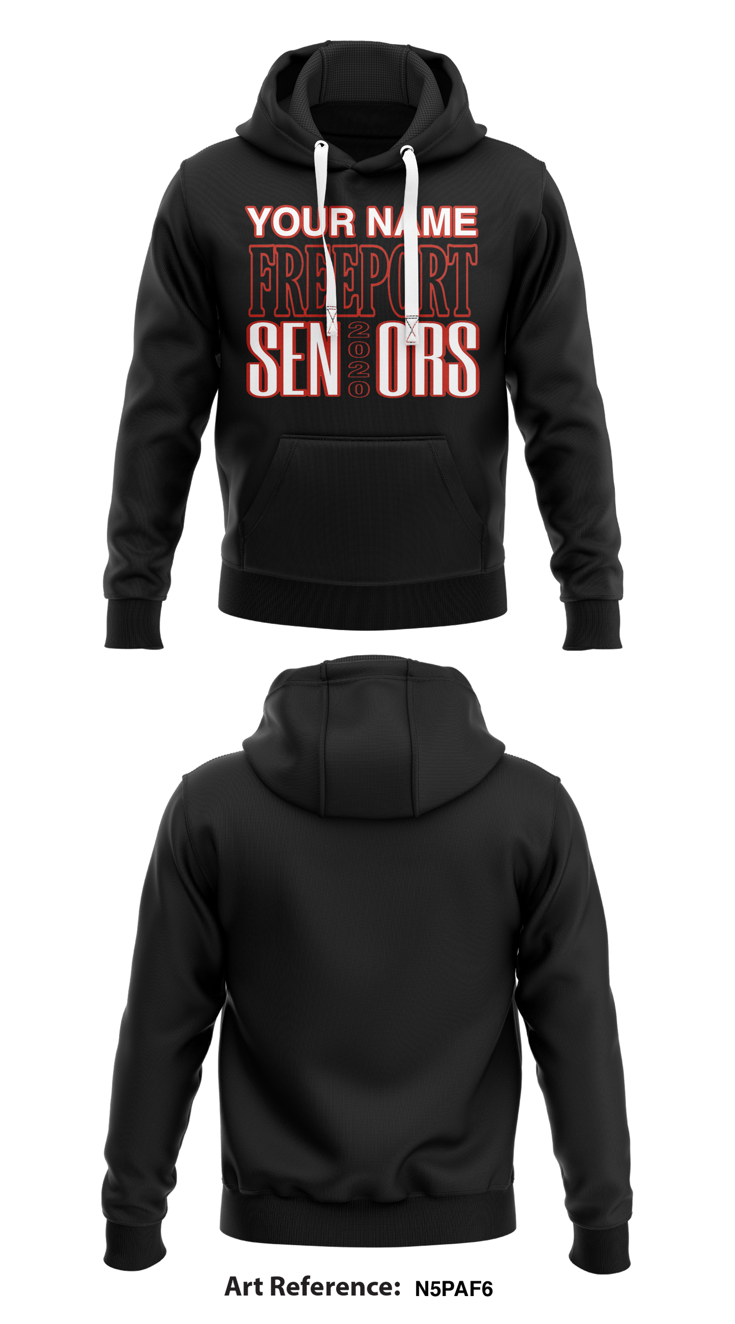 Freeport Seniors  Core Men's Hooded Performance Sweatshirt - N5PaF6