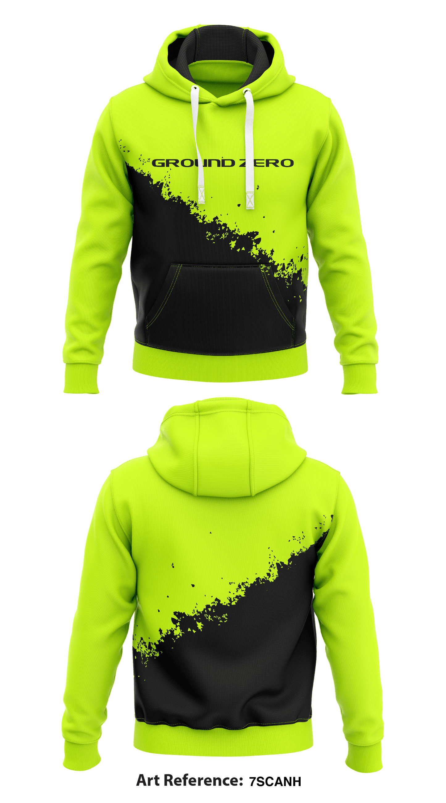 Ground Zero Store 1  Core Men's Hooded Performance Sweatshirt - 7SCANH