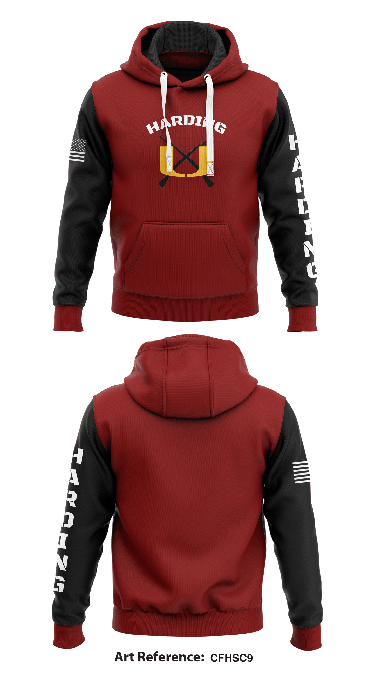 HUHS JROTC Store 2  Core Men's Hooded Performance Sweatshirt - CFHsC9