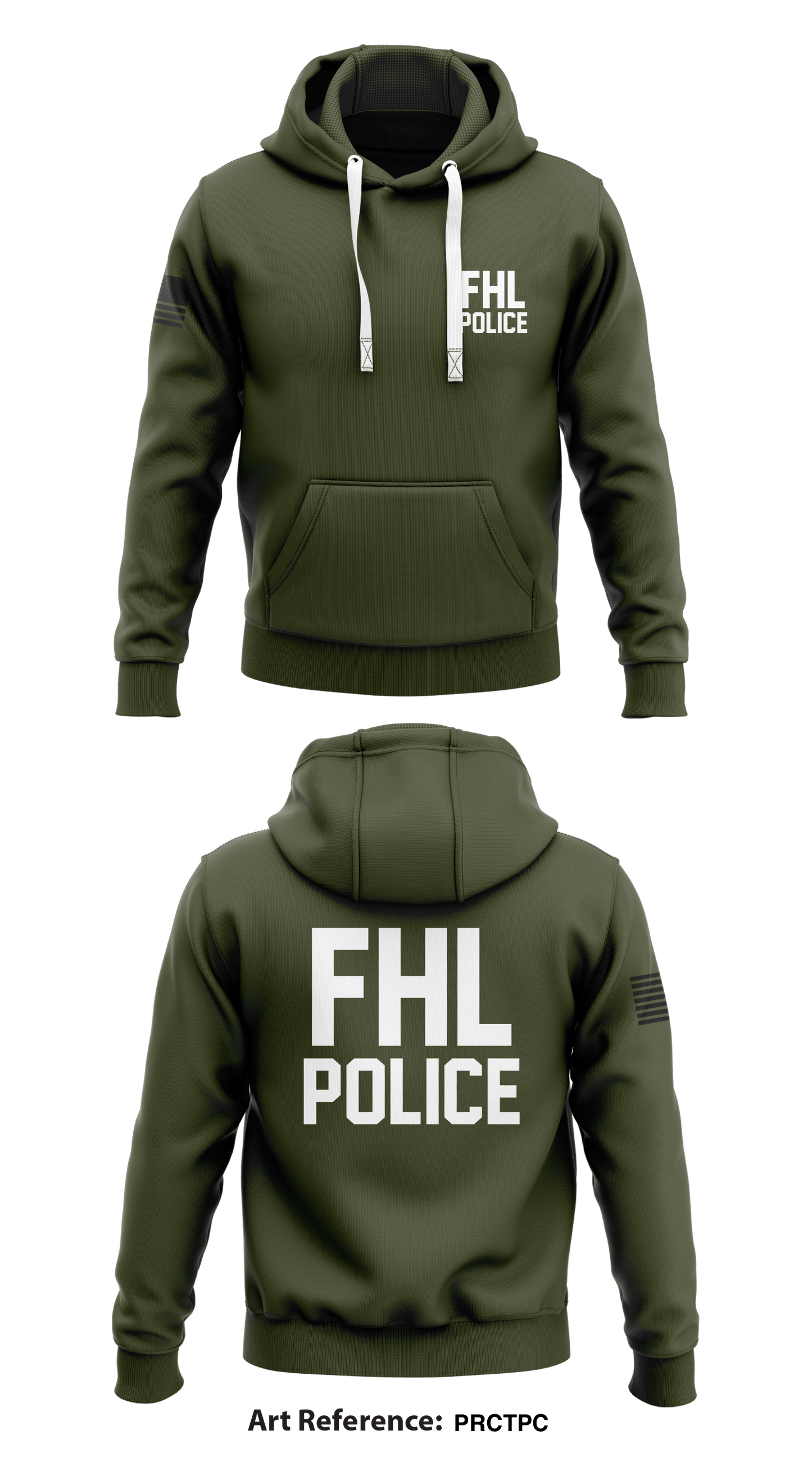 FHL Police Store 1  Core Men's Hooded Performance Sweatshirt - 50800511496