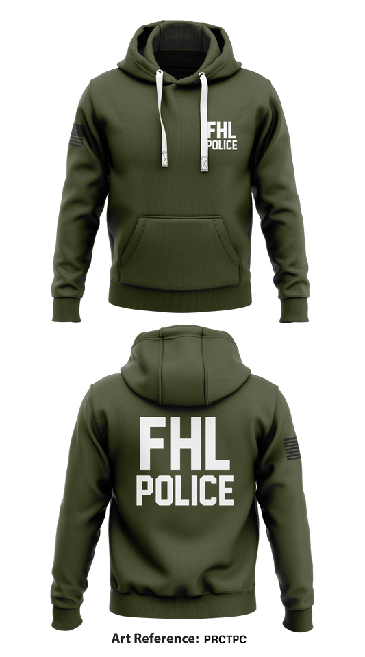 FHL Police Store 1  Core Men's Hooded Performance Sweatshirt - 50800511496