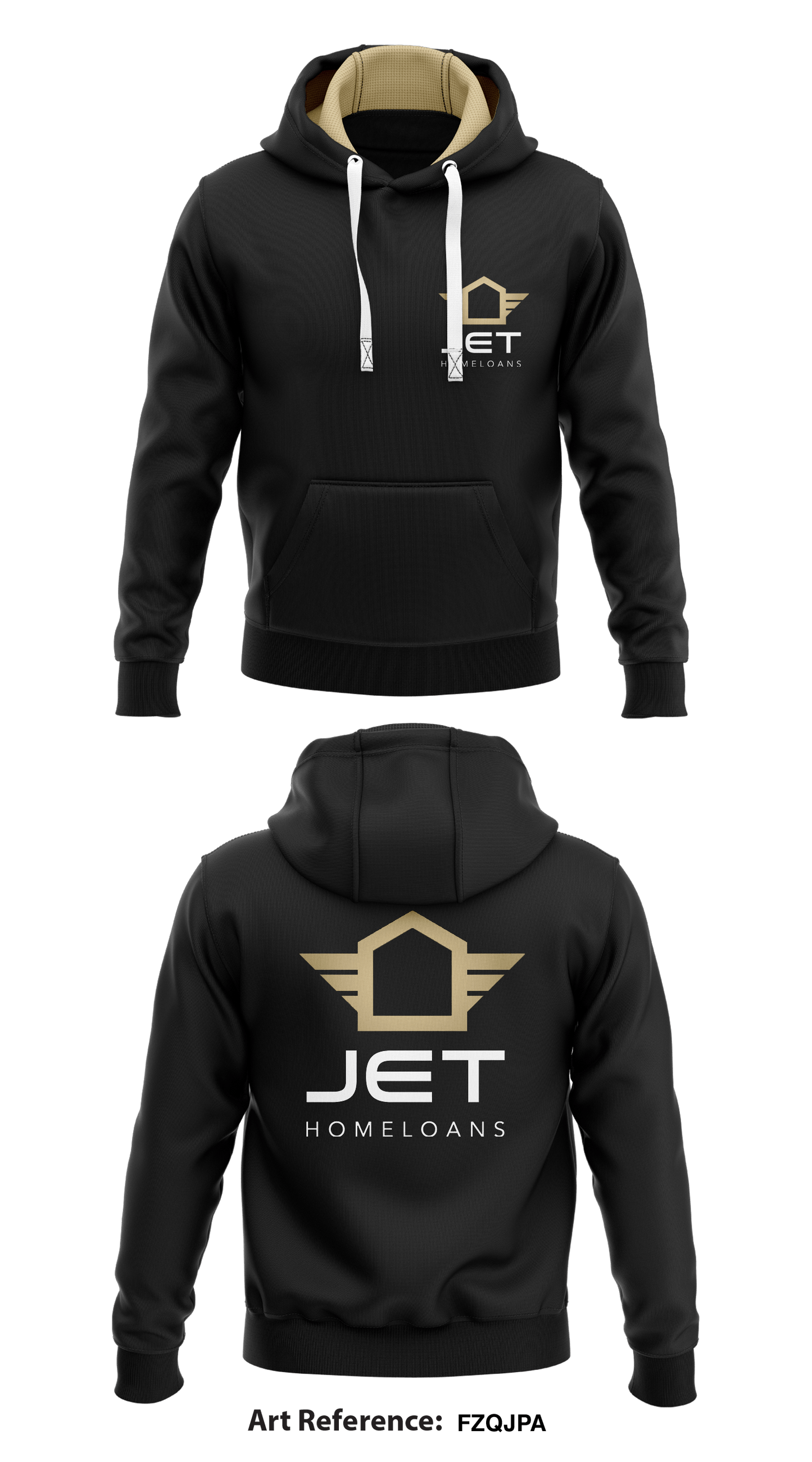 Jet HomeLoans Store 1  Core Men's Hooded Performance Sweatshirt - FZqjpa