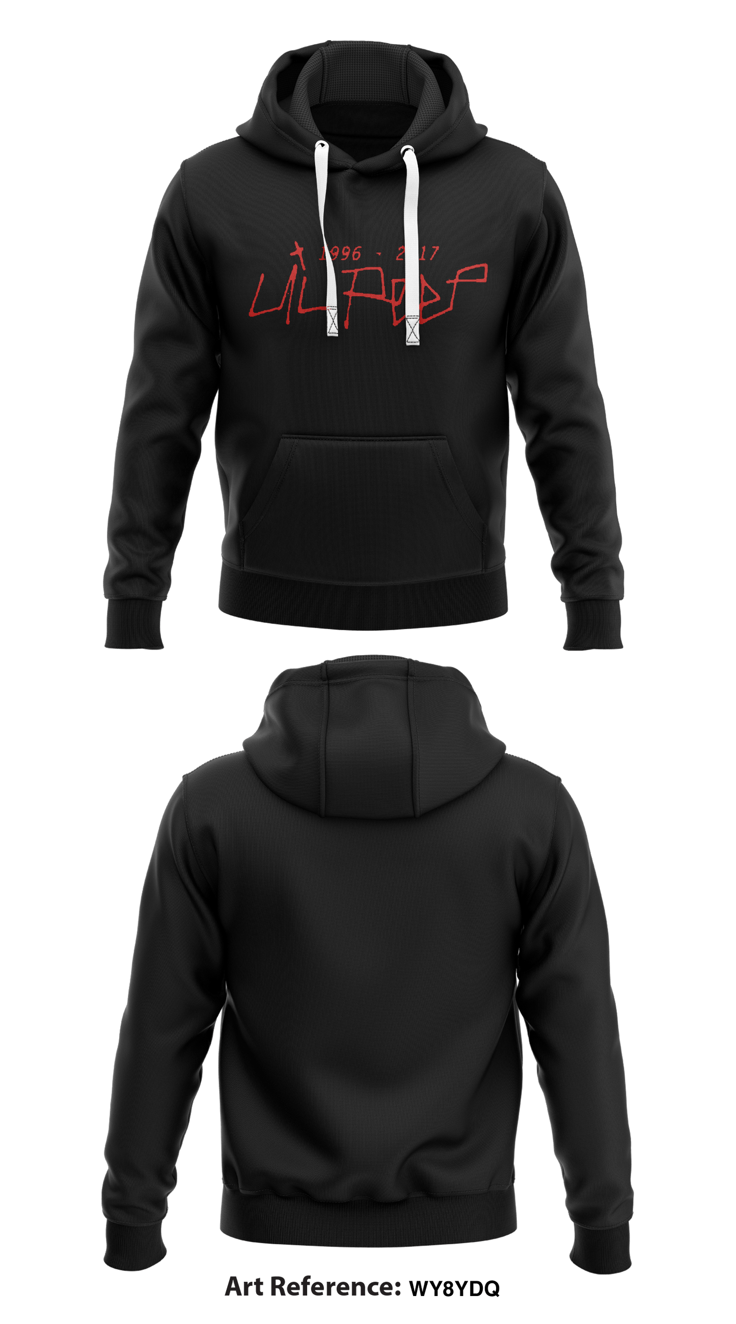 Lil peep Store 1  Core Men's Hooded Performance Sweatshirt - wY8yDq