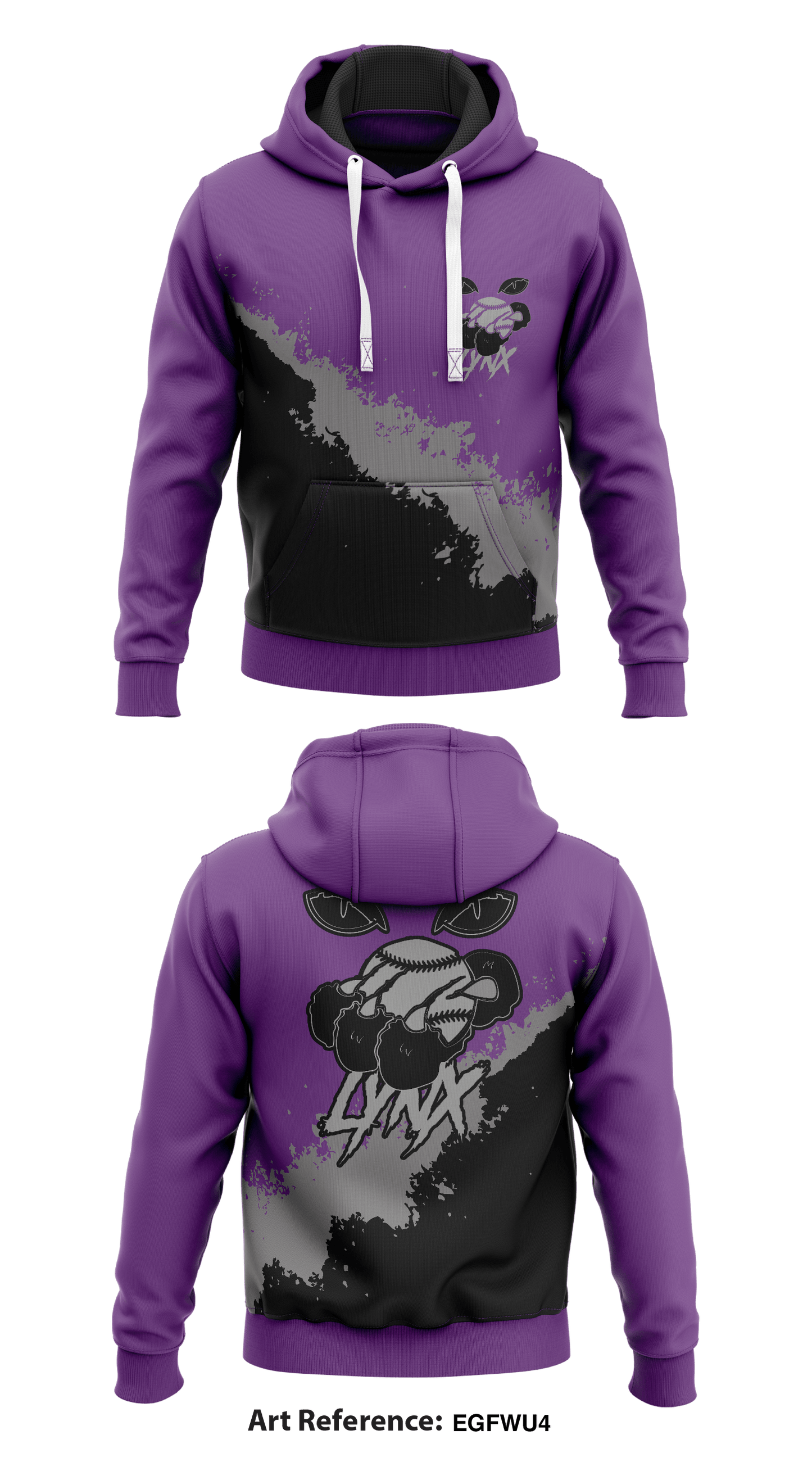 Lynx  Core Men's Hooded Performance Sweatshirt - eGFWU4