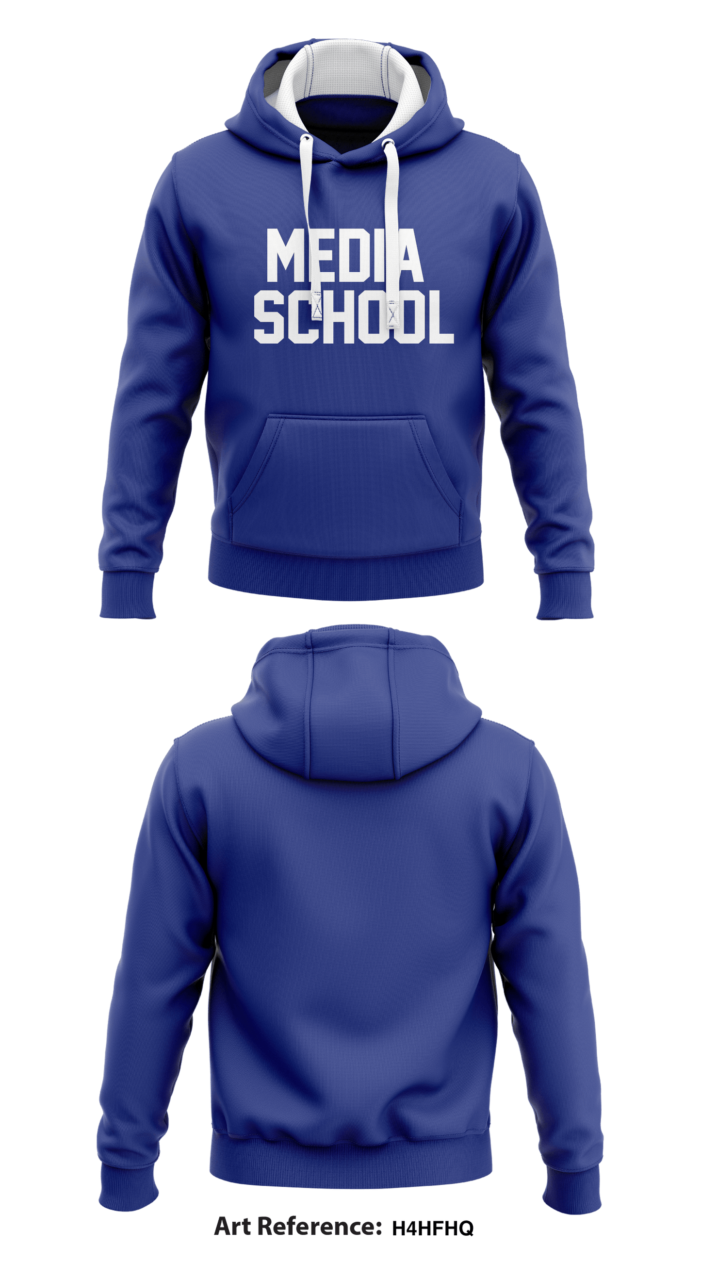Media School Store 1  Core Men's Hooded Performance Sweatshirt - h4HfHq