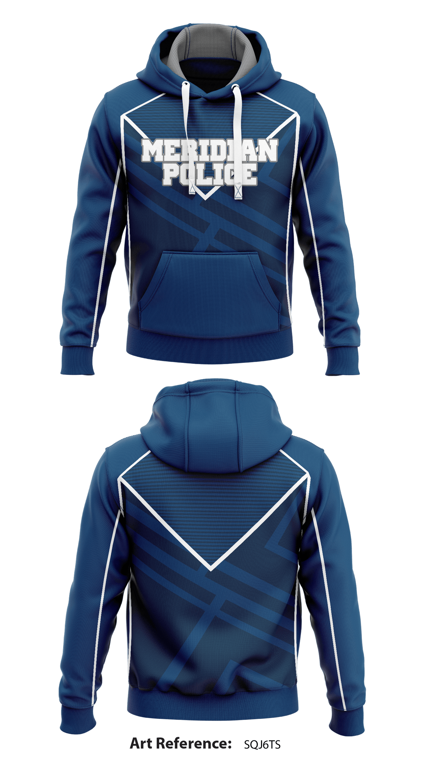 Meridian Police Store 1  Core Men's Hooded Performance Sweatshirt - SqJ6Ts