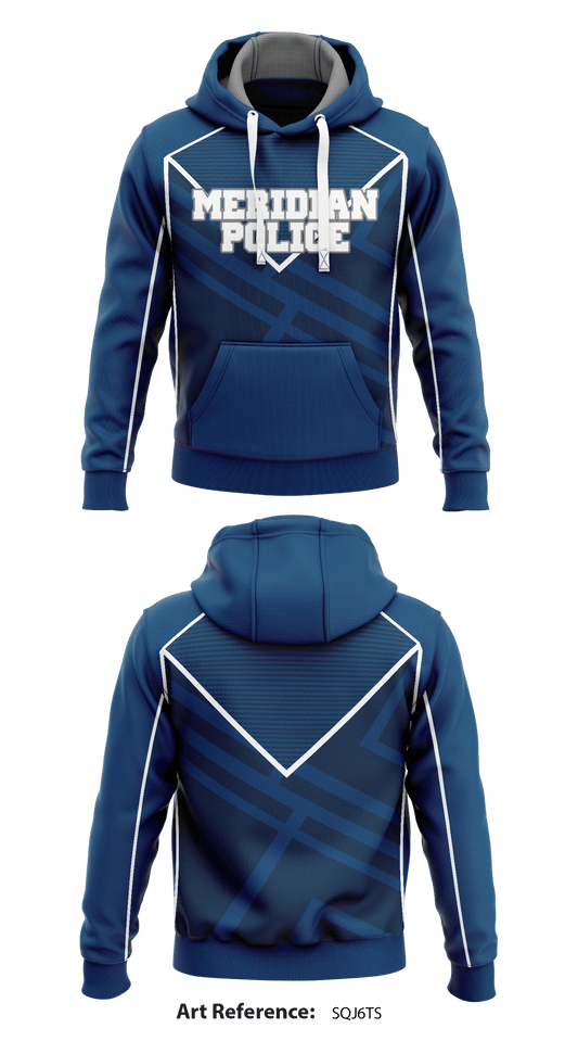 Meridian Police Store 1  Core Men's Hooded Performance Sweatshirt - SqJ6Ts