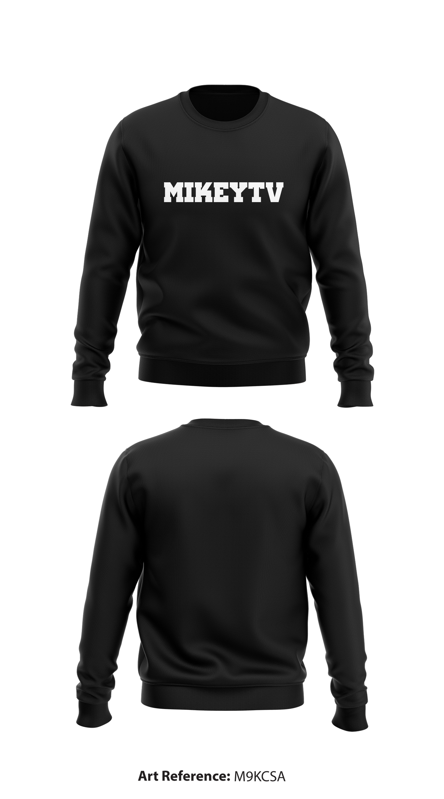 MikeyTV Store 1 Core Men's Crewneck Performance Sweatshirt - m9KcsA