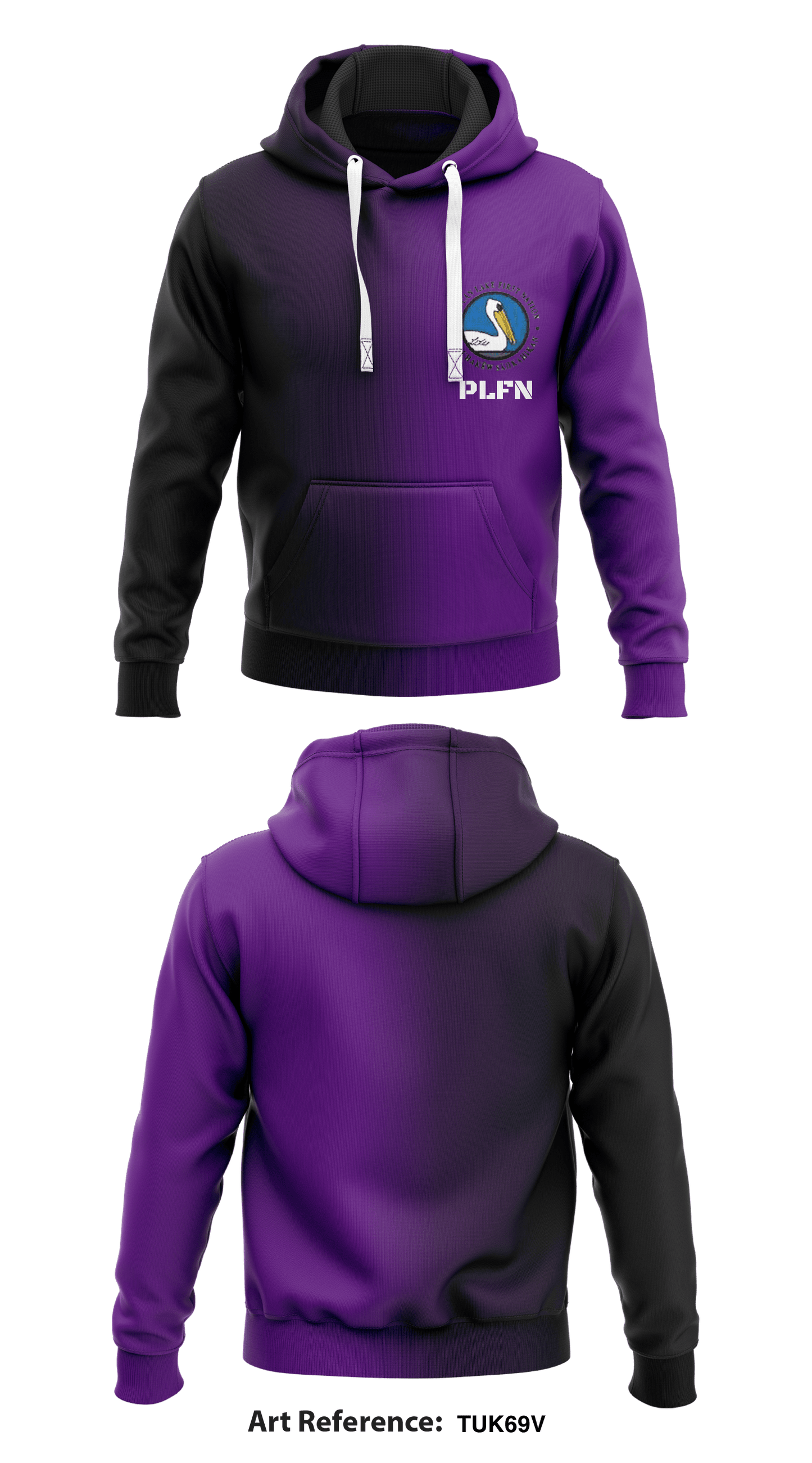 PLFN Store 1  Core Men's Hooded Performance Sweatshirt - TUK69V
