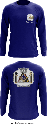 Plumbline Lodge #357 Waldorf, MD Store 1 Core Men's LS Performance Tee - Xc5Ka4