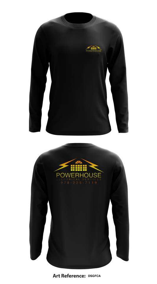 Powerhouse Electrical Services, Inc Store 1 Core Men's LS Performance Tee - DSgFcA