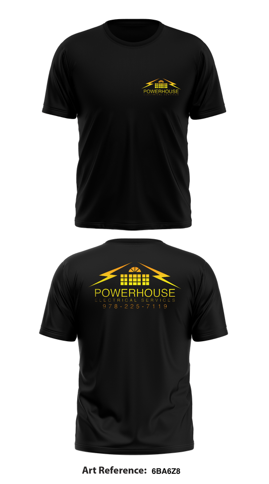 Powerhouse Electrical Services, Inc. Store 1 Core Men's SS Performance Tee - 6BA6z8