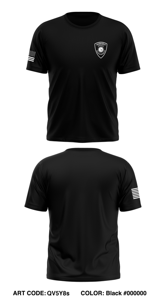 Auburn Police Department Core Men's SS Performance Tee - QV5Y8s