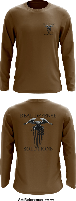 REAL DEFENSE SOLUTIONS Store 1 Core Men's LS Performance Tee - pXSkpJ