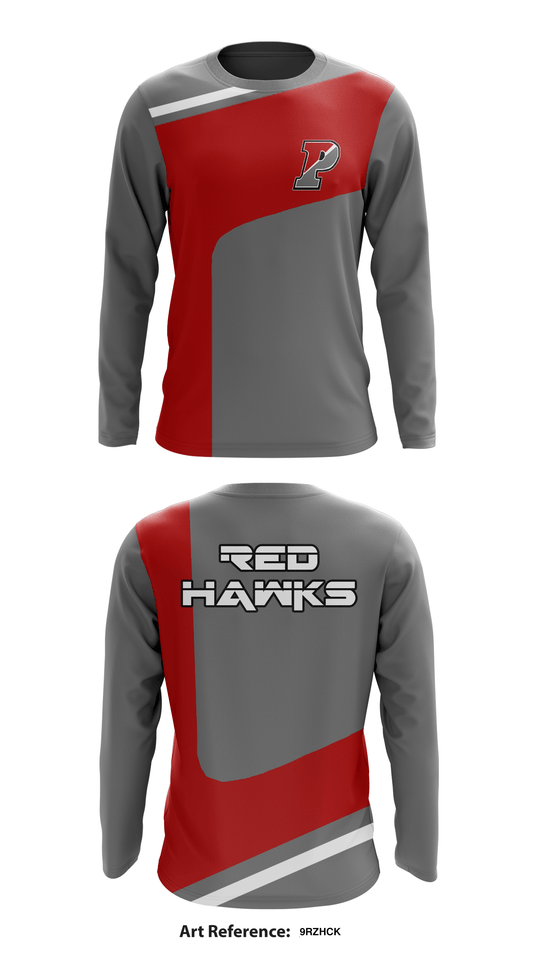 RedHawks Store 1  Core Men's LS Performance Tee - 9rzHcK