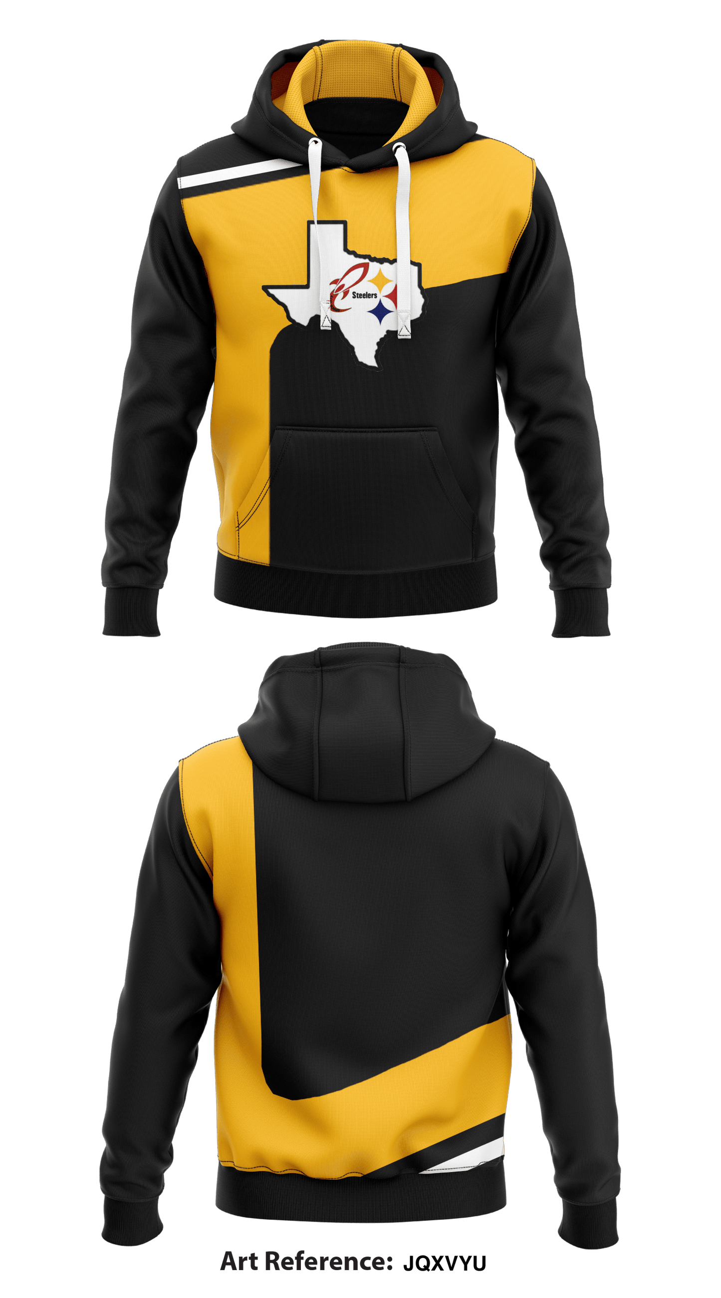Space City Steelers  Core Men's Hooded Performance Sweatshirt - jqXVYU