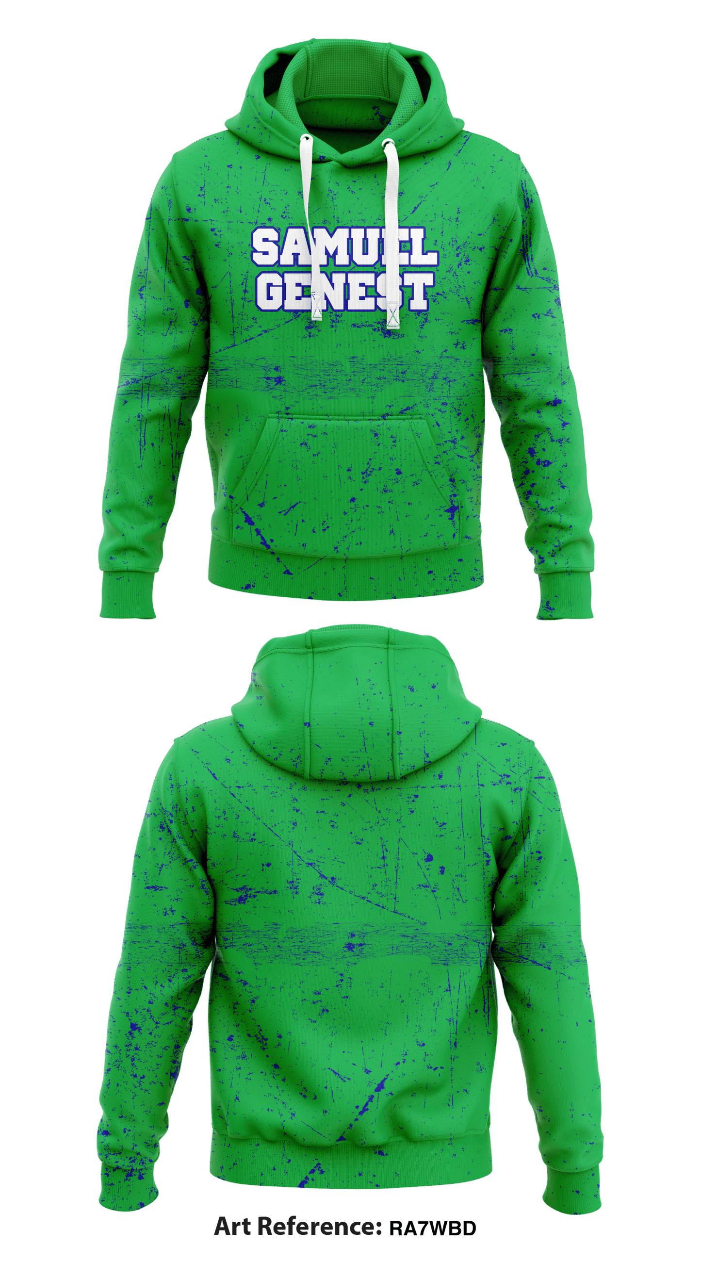 Samuel Genest  Core Men's Hooded Performance Sweatshirt - ra7wbd