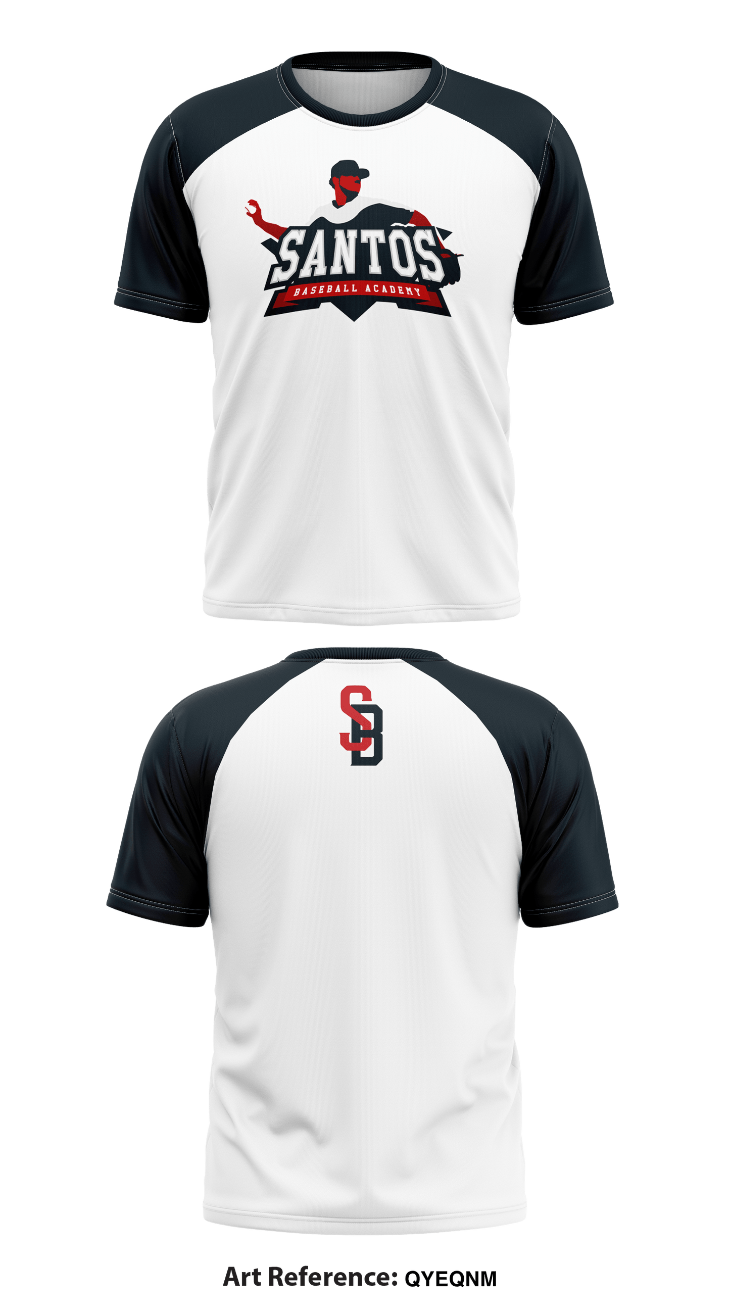 Santos Baseball Academy Core Men's SS Performance Tee - QYEQnM