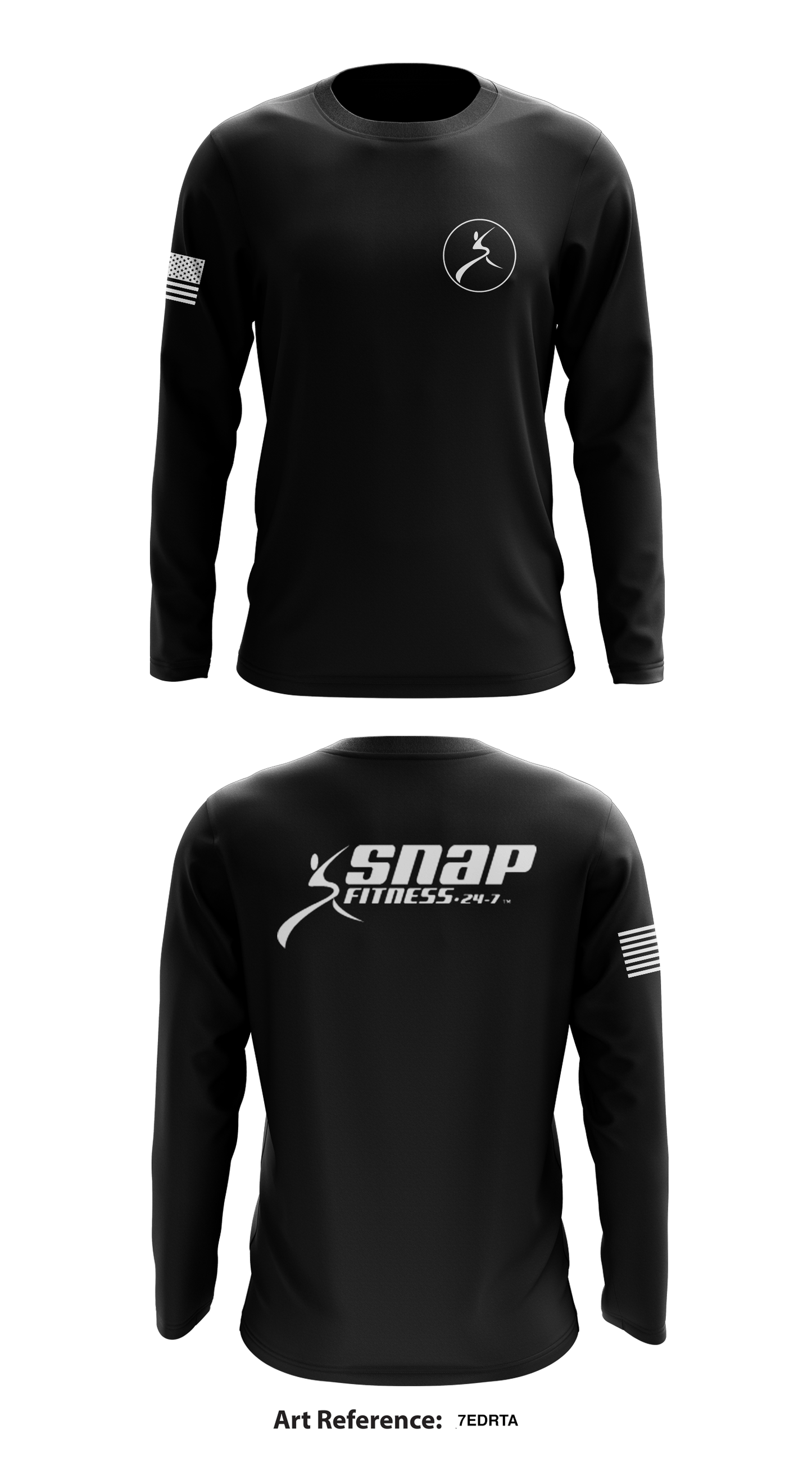 Snap Fitness Columbus Store 1  Core Men's LS Performance Tee - 7EdRta