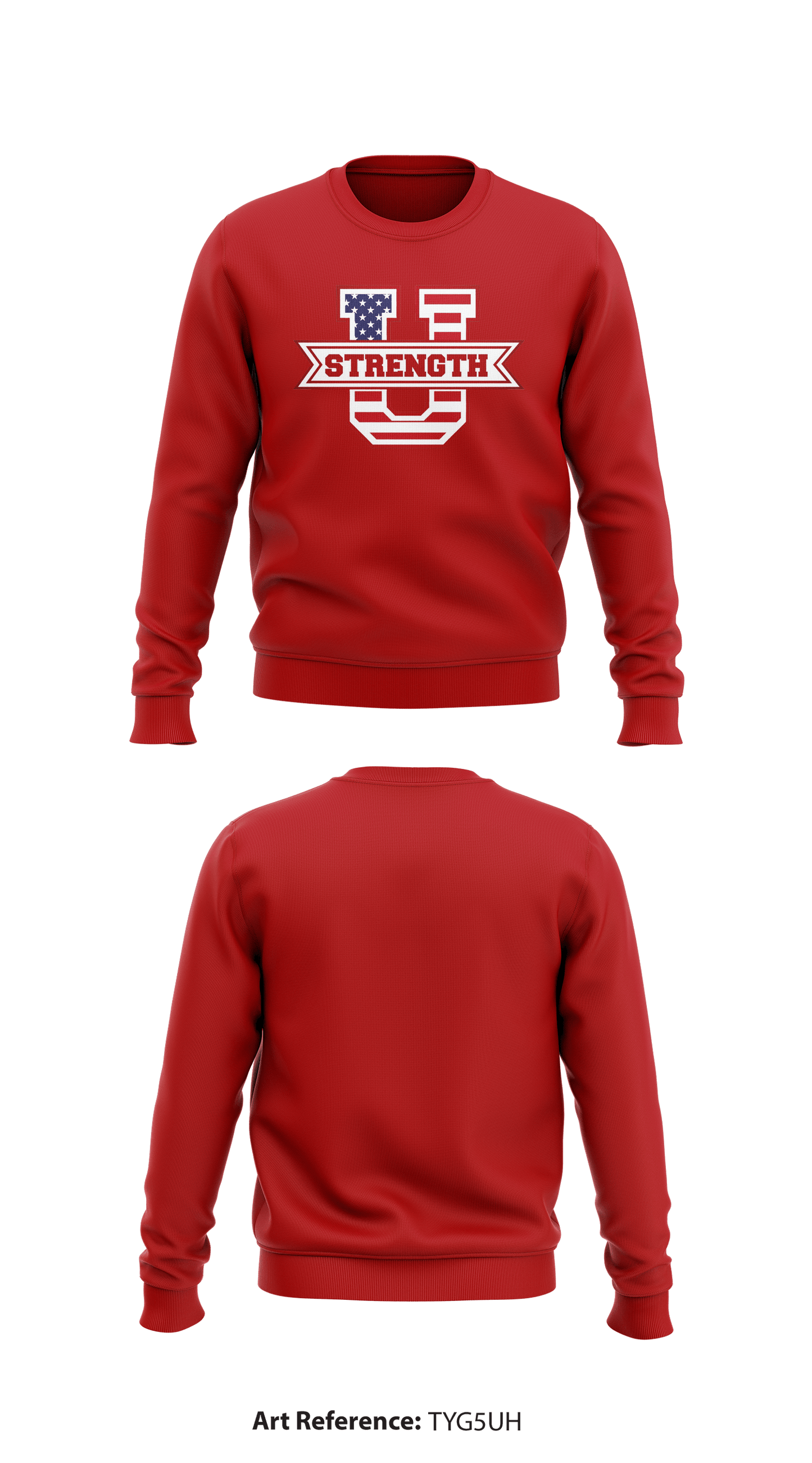 Strength U Core Men's Crewneck Performance Sweatshirt - tYg5Uh