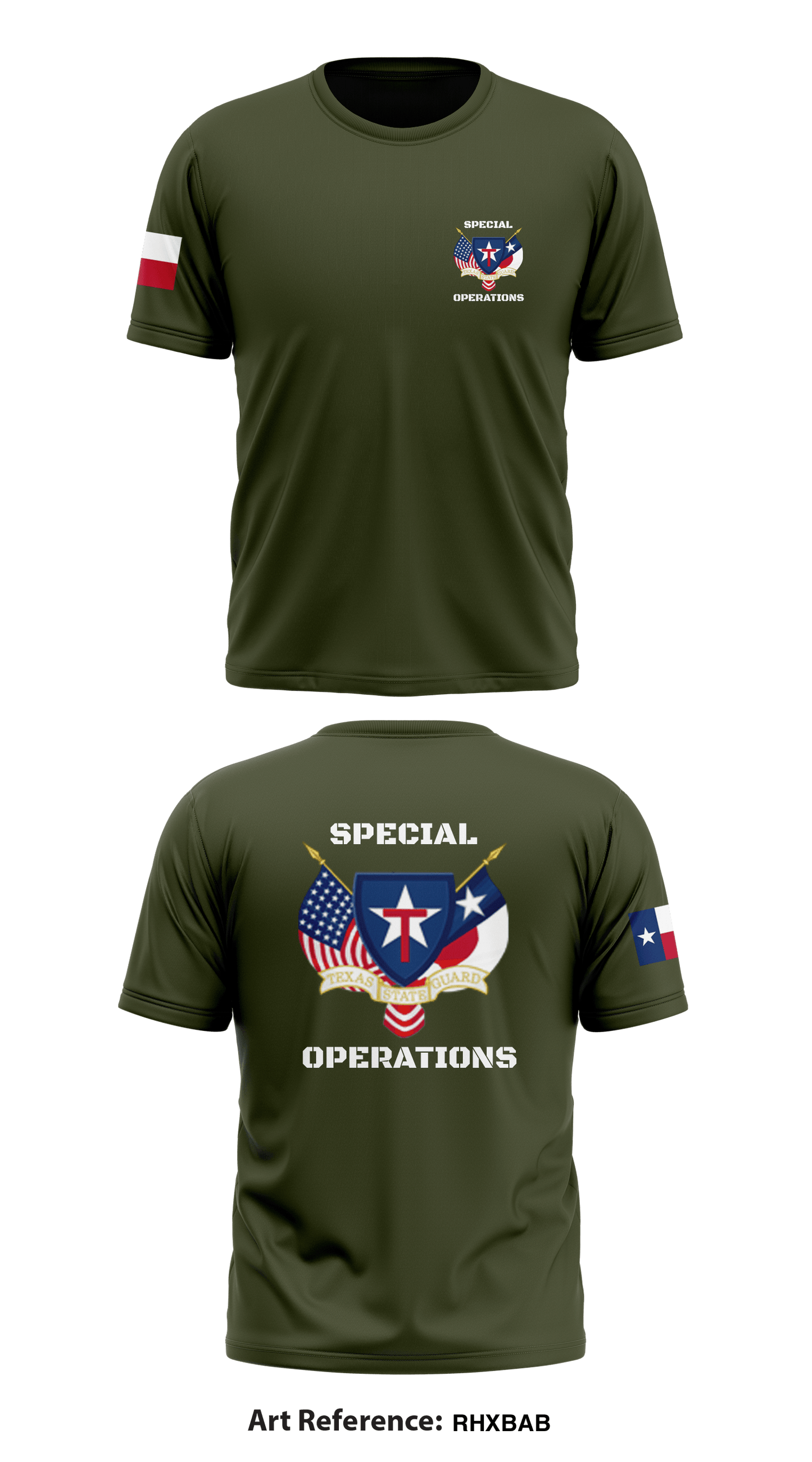 Texas State Guard Core Men's SS Performance Tee - RHXbAb