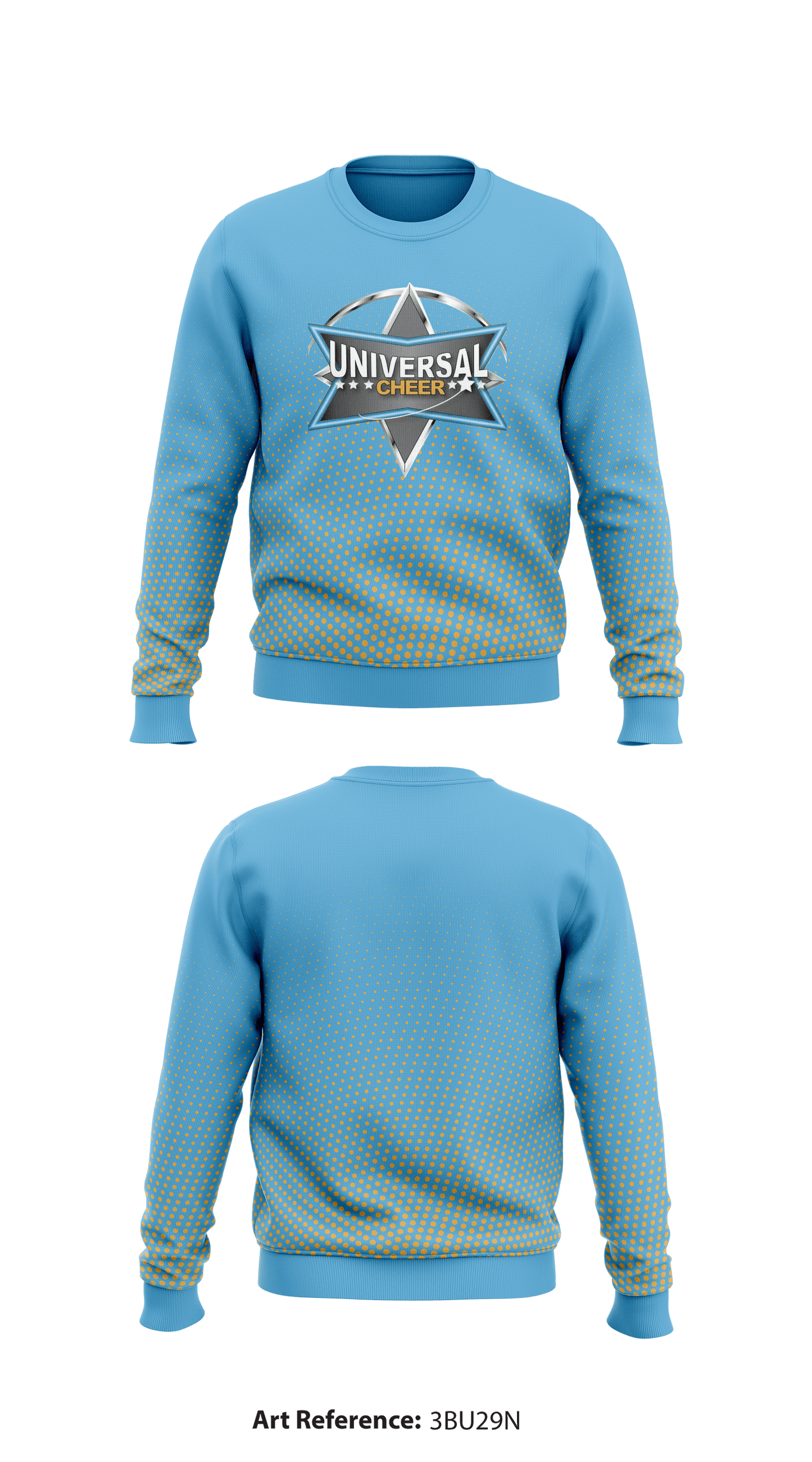 Universal Cheer Core Men's Crewneck Performance Sweatshirt - 3Bu29n
