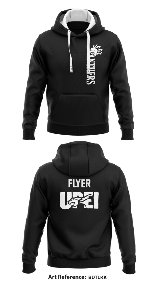 Upei cheer  Core Men's Hooded Performance Sweatshirt - bdtLkK