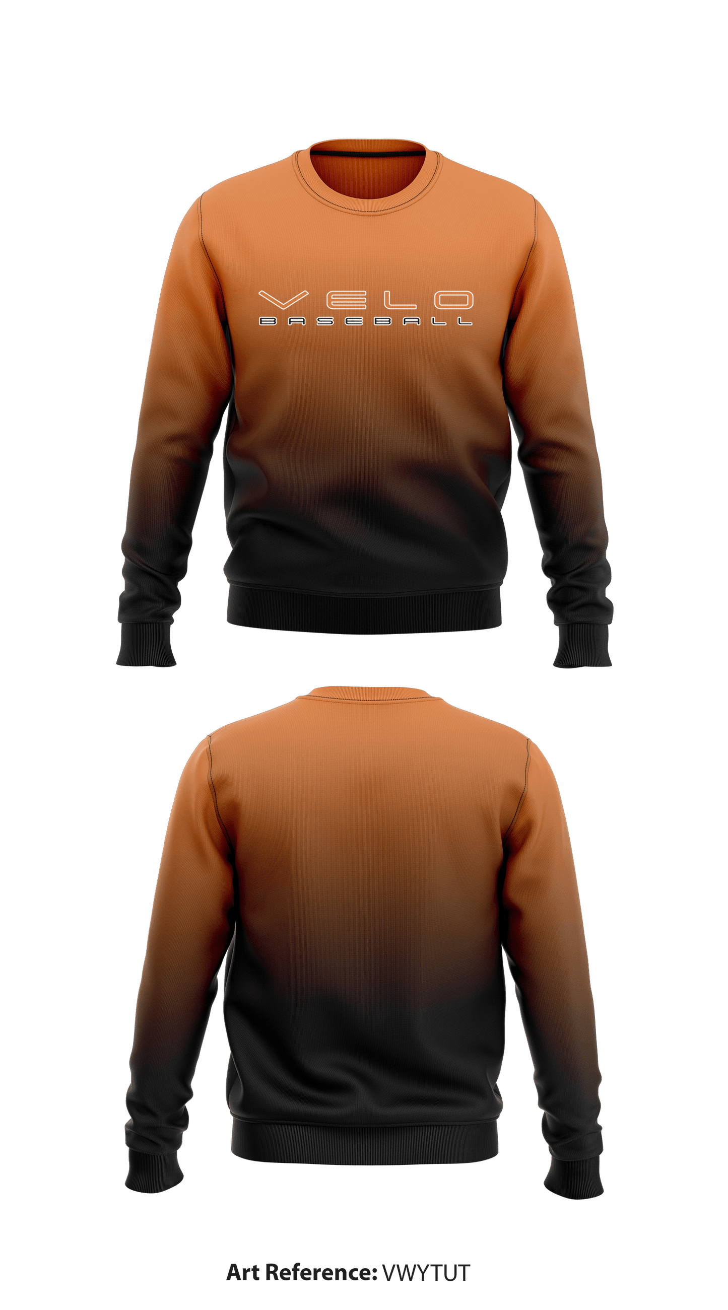 Velo Baseball Core Men's Crewneck Performance Sweatshirt - VWYTUt