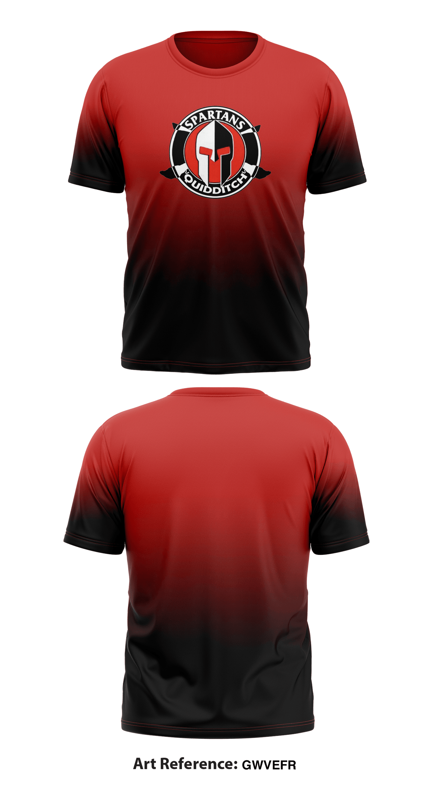 Victoria Spartans Quidditch  Store 1 Core Men's SS Performance Tee - GwvEFR