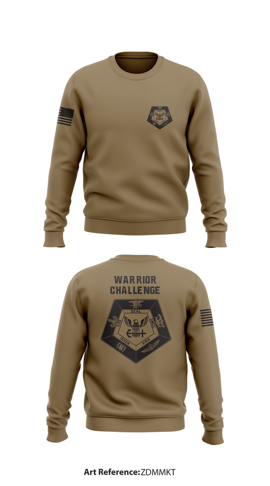 Warrior Challenge  Store 1 Core Men's Crewneck Performance Sweatshirt - ZdMMKT