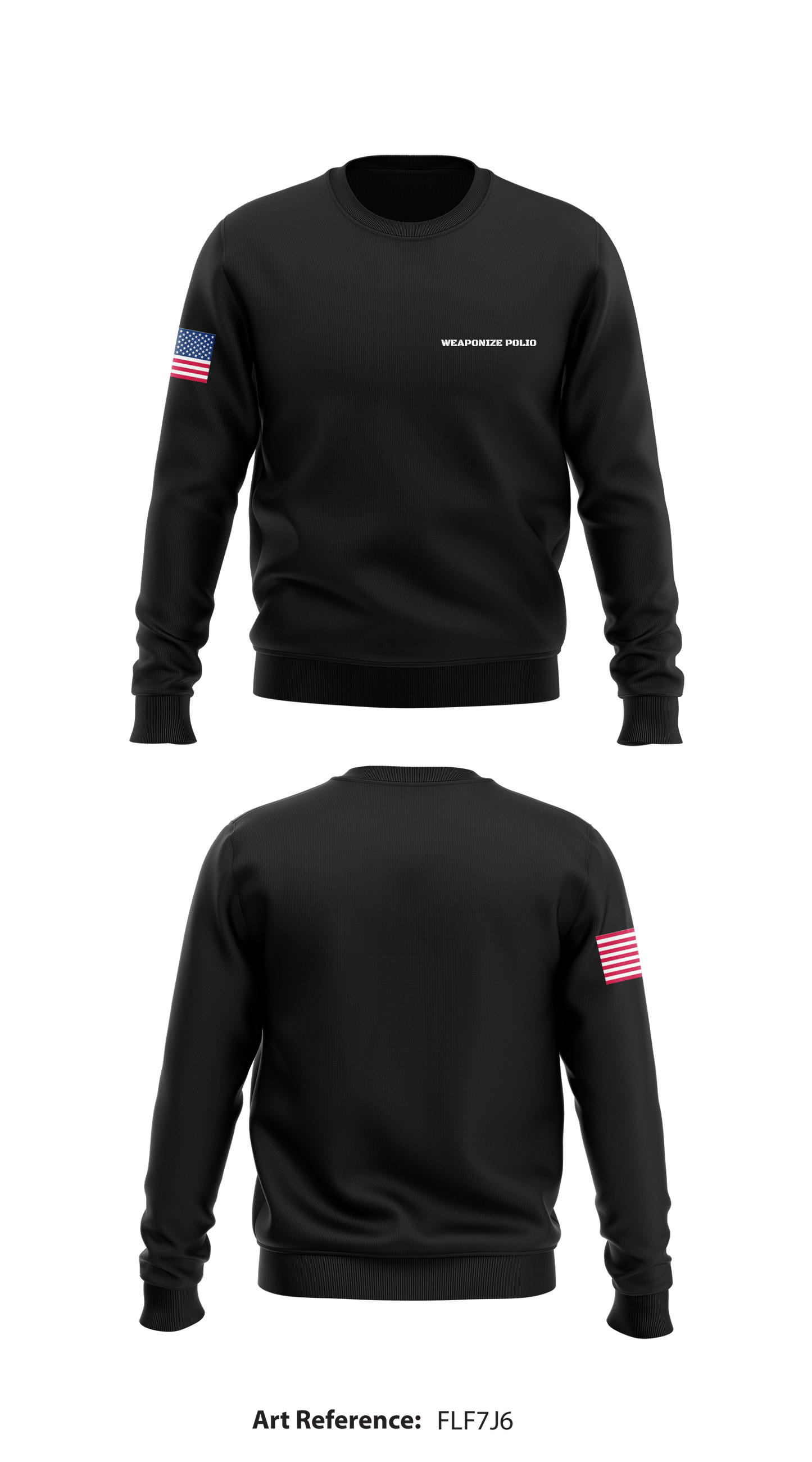 Weaponize Polio Store 1 Core Men's Crewneck Performance Sweatshirt - FLF7j6