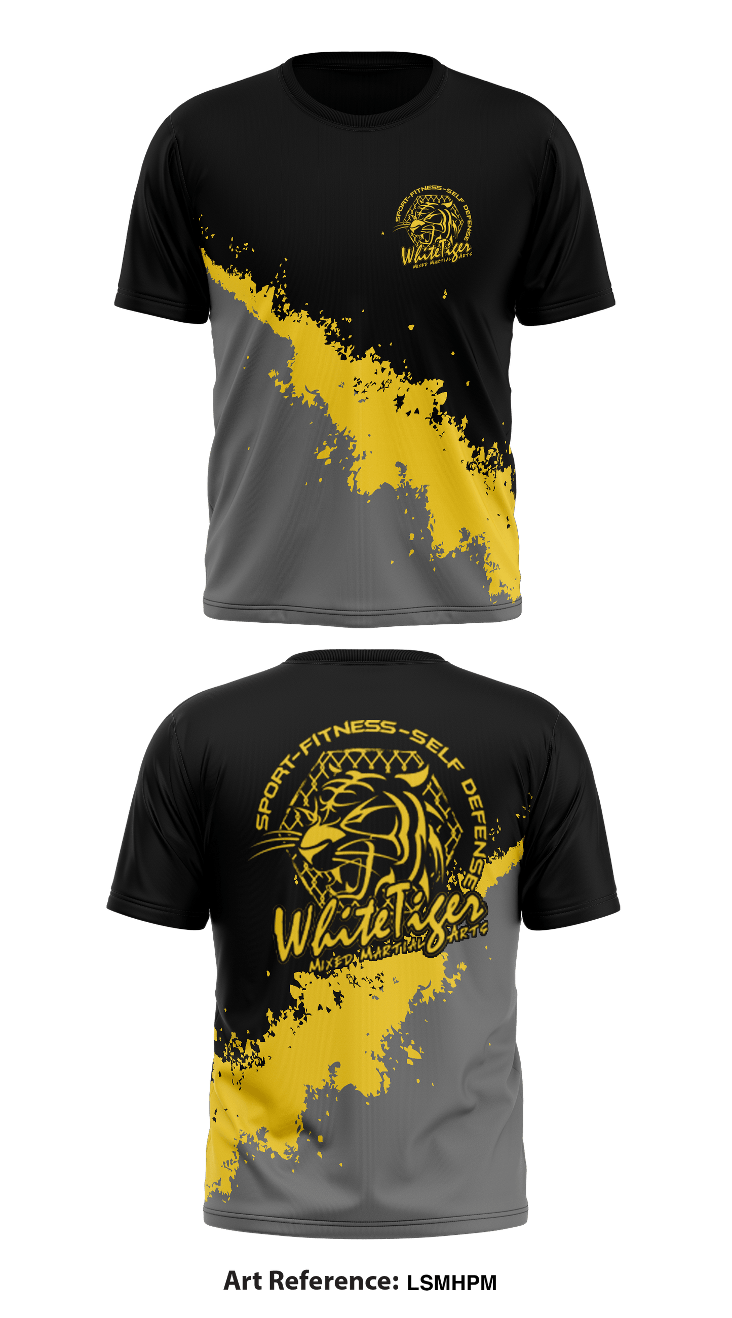White Tiger Martial Arts Core Men's SS Performance Tee - LsMhPM