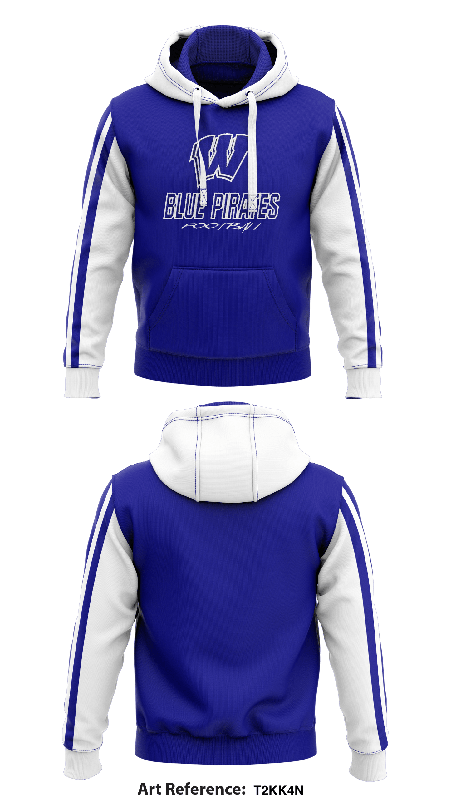 Williamsburg High School  Core Men's Hooded Performance Sweatshirt - t2kK4N