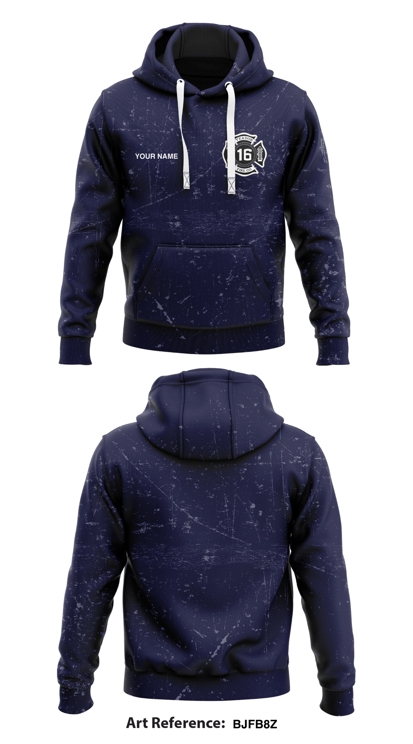Yead16on Fire Company Store 1  Core Men's Hooded Performance Sweatshirt - BjfB8Z