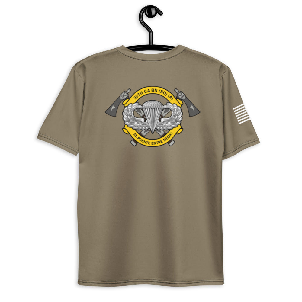 98th CA BN Crest Premium Short Sleeve Core Men's SS Performance Tee - MH59eg