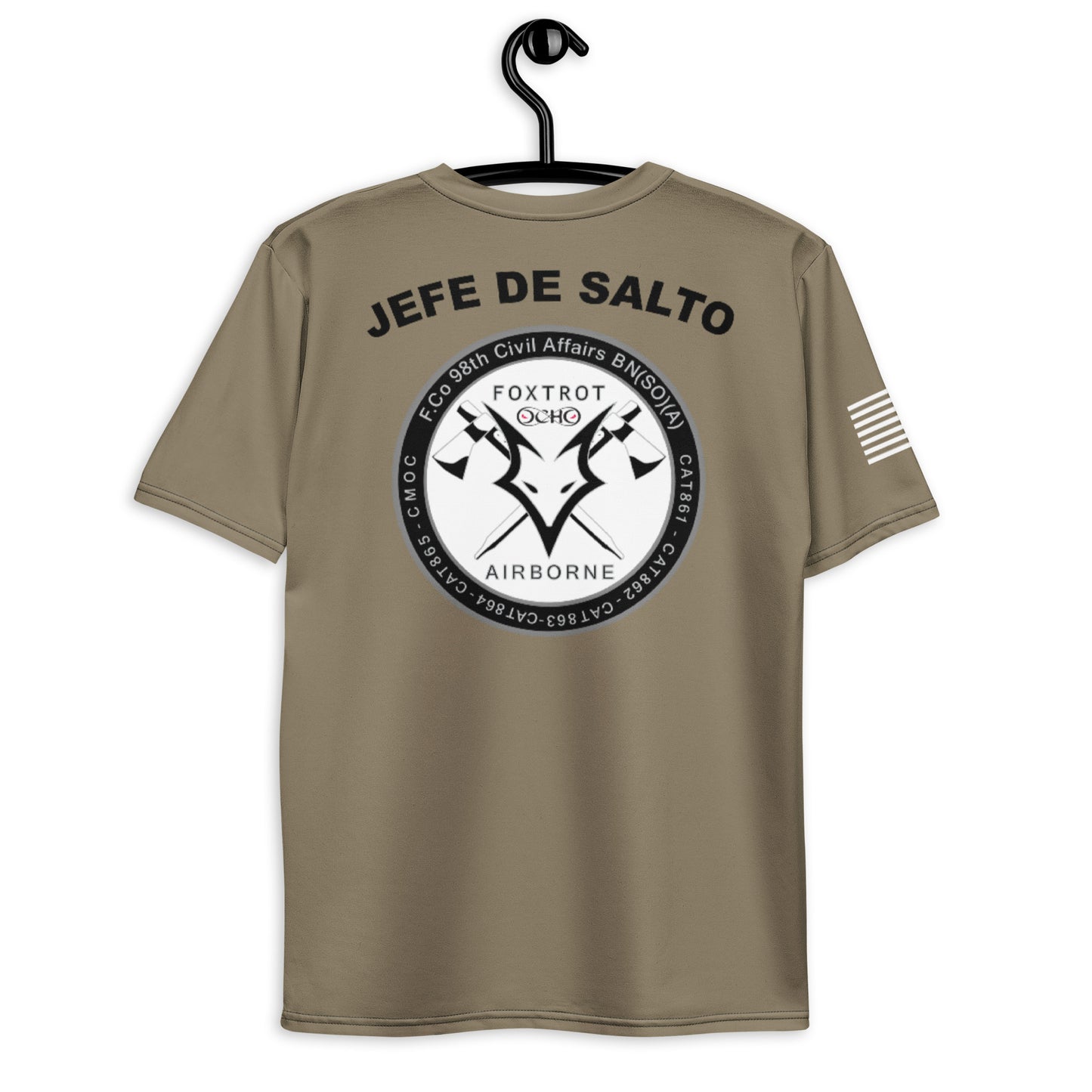 98th Fox Co JEFE DE SALTO Premium Short Sleeve Core Men's SS Performance Tee - 67n7De