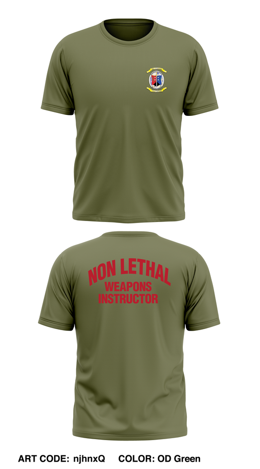 DoD Interservice Non Lethal Weapons Instructor Trainer Course Performance Short Sleeve Core Men's SS Performance Tee - njhnxQ